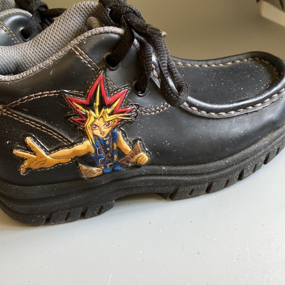Kazuki Short boots for size 13 kid with yu gi oh cartoon - Picture 3 of 4